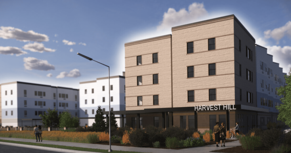 Rendering of Harvest Hill. 